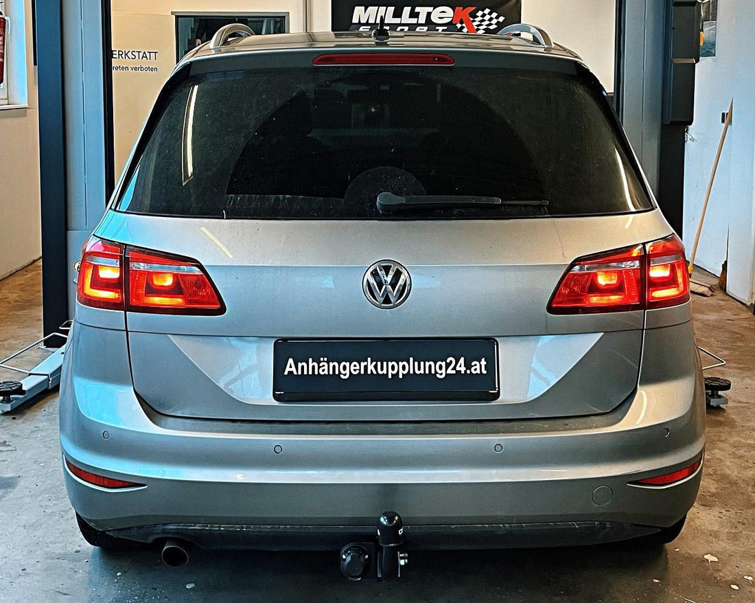 Nachrüstung einer starren Anhängerkupplung am VW Golf Sportsvan