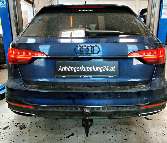 Nachrüstung einer original schwenkbaren Anhängerkupplung am Audi A4 Avant B9