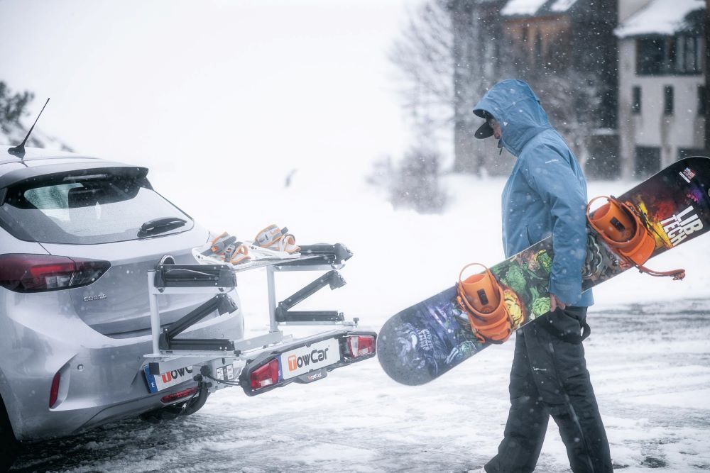 TowCar Aneto Ski- und Snowboard-Träger (Anhängerkupplung)