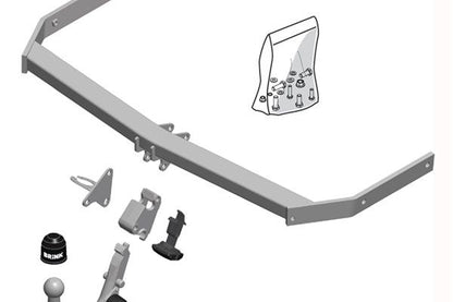 BRINK Anhängevorrichtung für BJ 2003 - 2013 abnehmbar