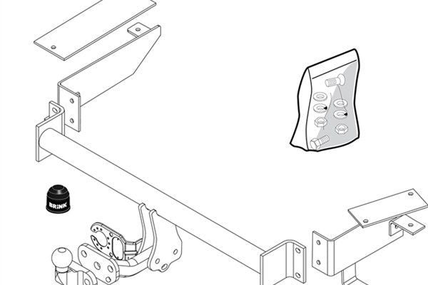 BRINK Anhängevorrichtung für BJ 2001 - 2011