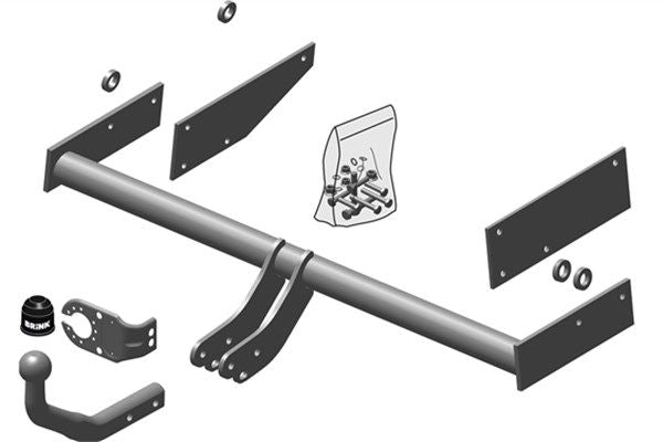 BRINK Anhängevorrichtung für BJ 2007 - 2014 starr