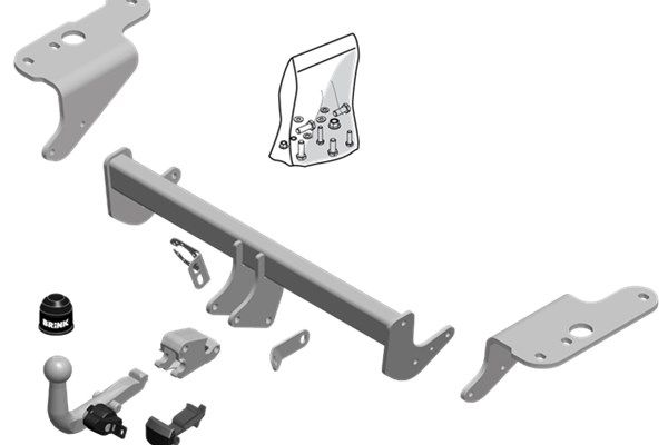 BRINK Anhängevorrichtung für BJ 2013 - 2018 abnehmbar