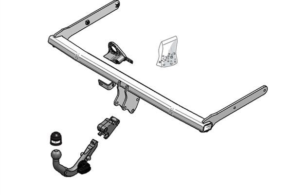 BRINK Anhängevorrichtung für BJ 2003 - 2015 abnehmbar