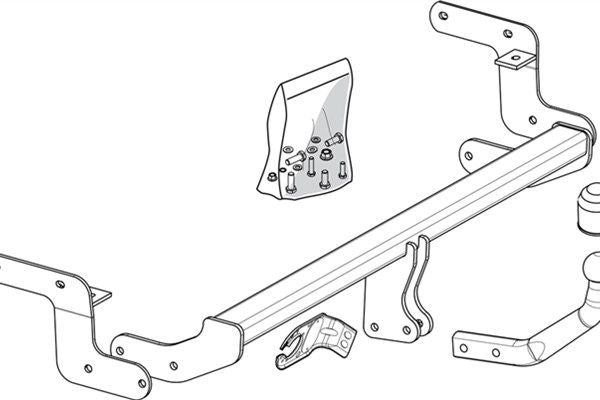 BRINK Anhängevorrichtung für BJ 2007 - 2013 starr