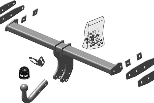BRINK Anhängevorrichtung für BJ 2008 - 2017 starr