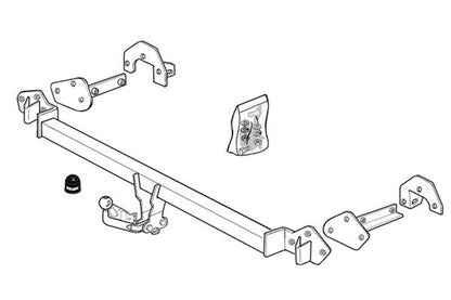 BRINK Anhängevorrichtung für BJ 1997 - 2006 starr