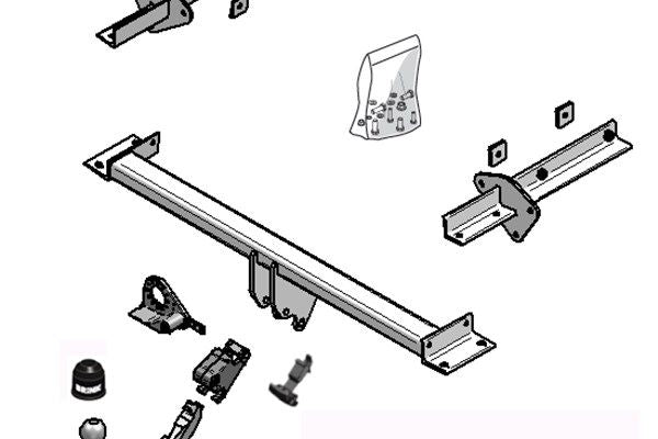 BRINK Anhängevorrichtung für BJ 2004 - 2012 abnehmbar
