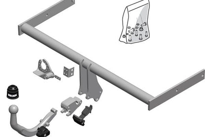 BRINK Anhängevorrichtung für BJ 2009 - 2022 abnehmbar
