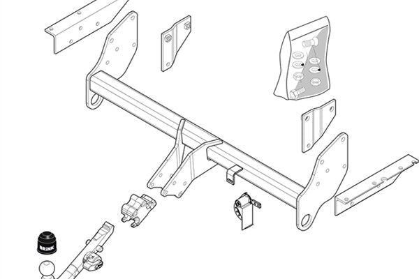 BRINK Anhängevorrichtung für BJ 2006 abnehmbar