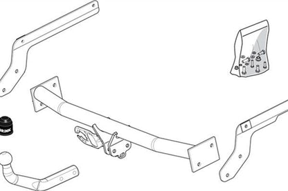 BRINK Anhängevorrichtung für BJ 2002 - 2007 starr