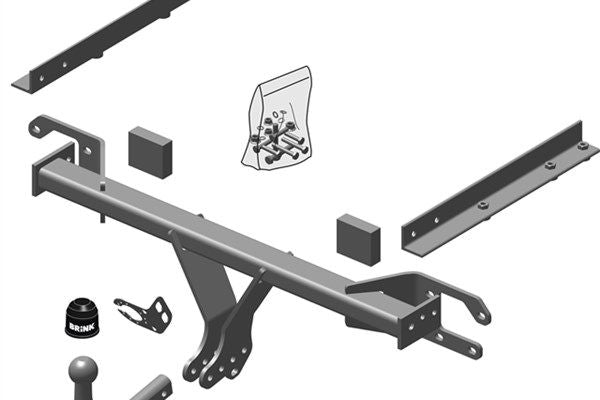 BRINK Anhängevorrichtung für BJ 2009 - 2014 starr