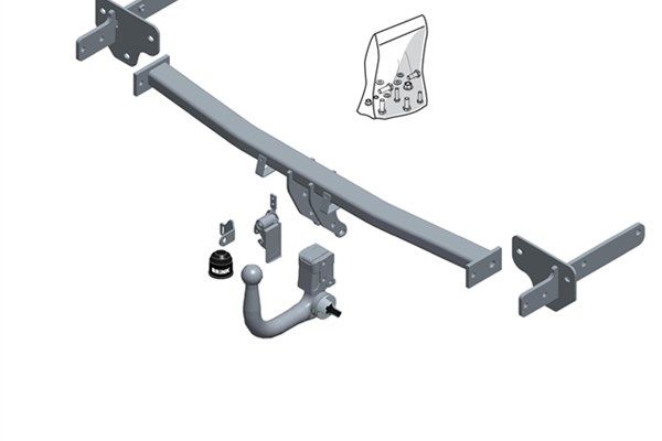 BRINK Anhängevorrichtung für BJ 2015 - 2022 abnehmbar
