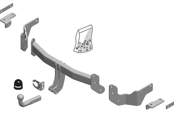 BRINK Anhängevorrichtung für BJ 2009 - 2018 starr