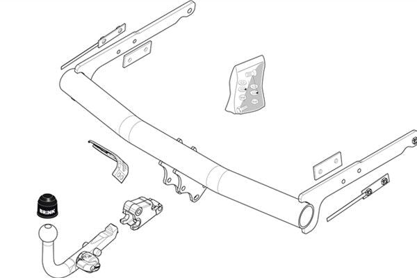 BRINK Anhängevorrichtung für BJ 2007 - 2015 abnehmbar